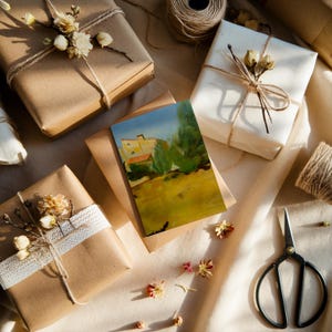 Cartes de voeux paysages Impressions de mes peintures originales Cartes d'art paysages pittoresques Carte de voeux beaux-arts Cadeaux d'anniversaire Idées de cartes