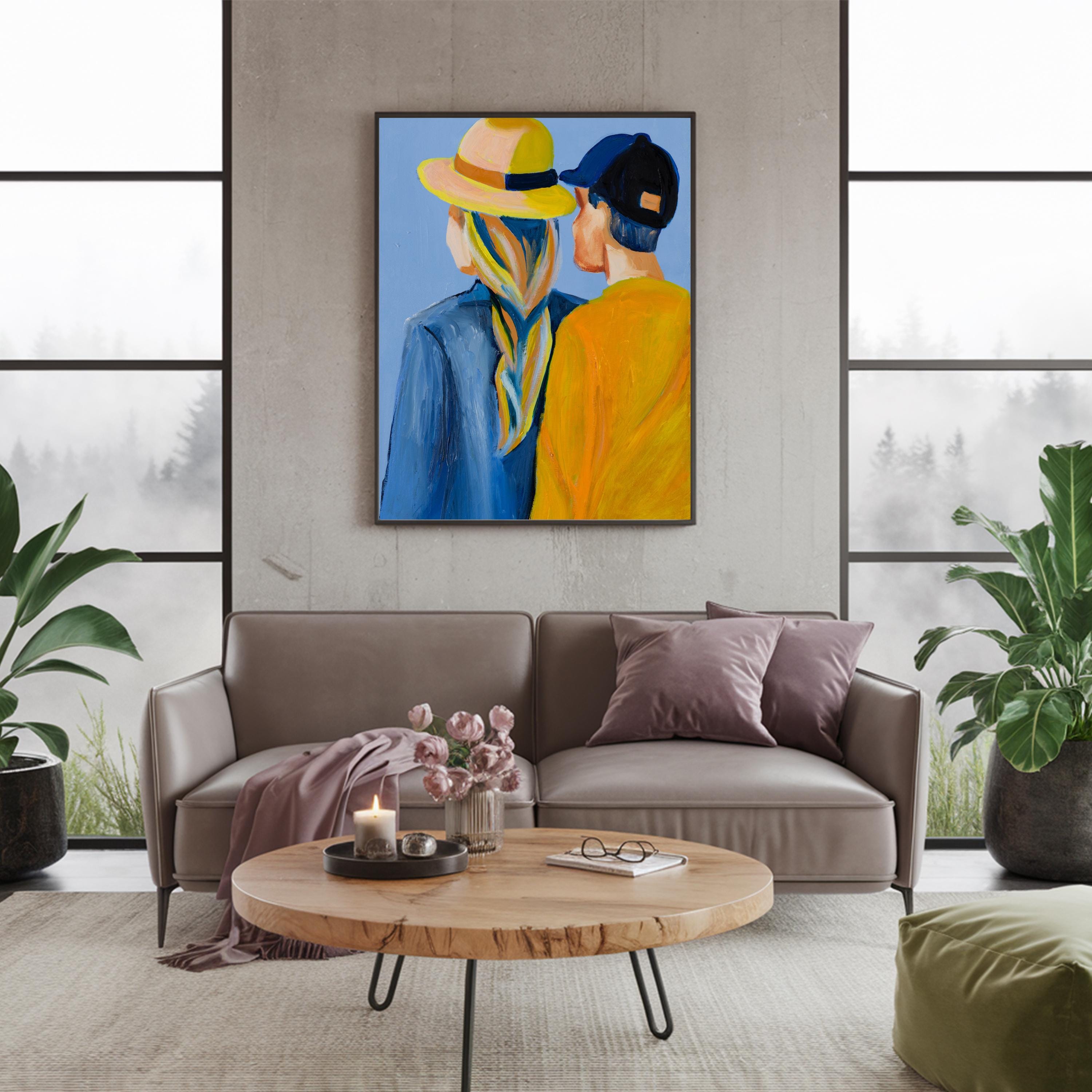 Printable Modern Portrait Wall Art Colorful Abstract Woman Poster Home ...