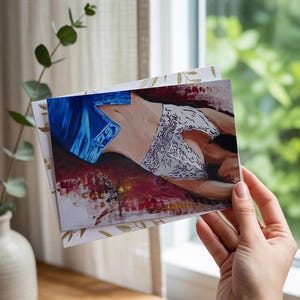 Feminine Art Note Card Note Card Modern Art Greeting Card Woman Art Briefpapier Geschenk Minimalist Art Card