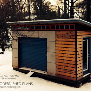 DIY Modern Shed Plans