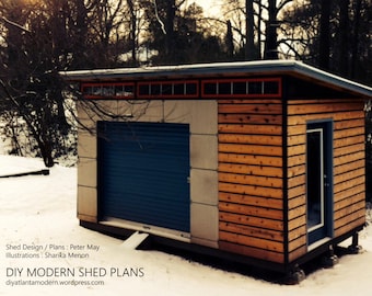 DIY Modern Shed Plans