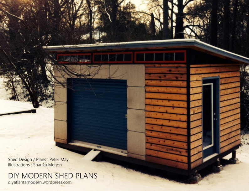 DIY Modern Shed Plans