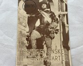 La kermesse héroïque Françoise Rosay André Alerme Jean Murat 1935 Collectible Memorabilia Danish Movie Theater Souvenir Original Programme