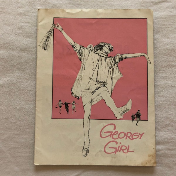 Georgy Girl James Mason Alan Bates Lynn Redgrave 1966 Vintage Collectible Memorabilia Danish Movie Theater Souvenir Original Programme