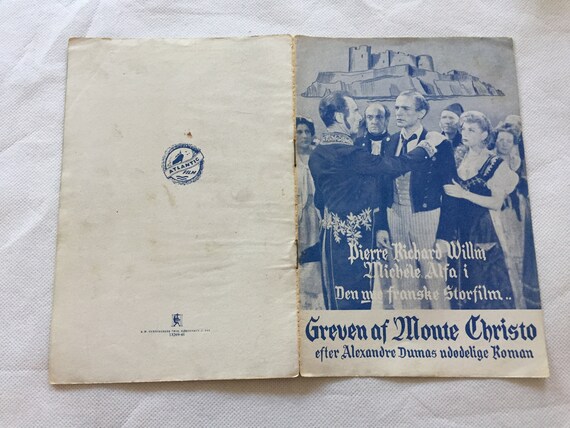Le Comte De Monte Cristo Pierre Richard Willm Michele Alfa Vtg Etsy Le Comte De Monte Cristo Pierre Richard Willm Michele Alfa Vtg Etsy