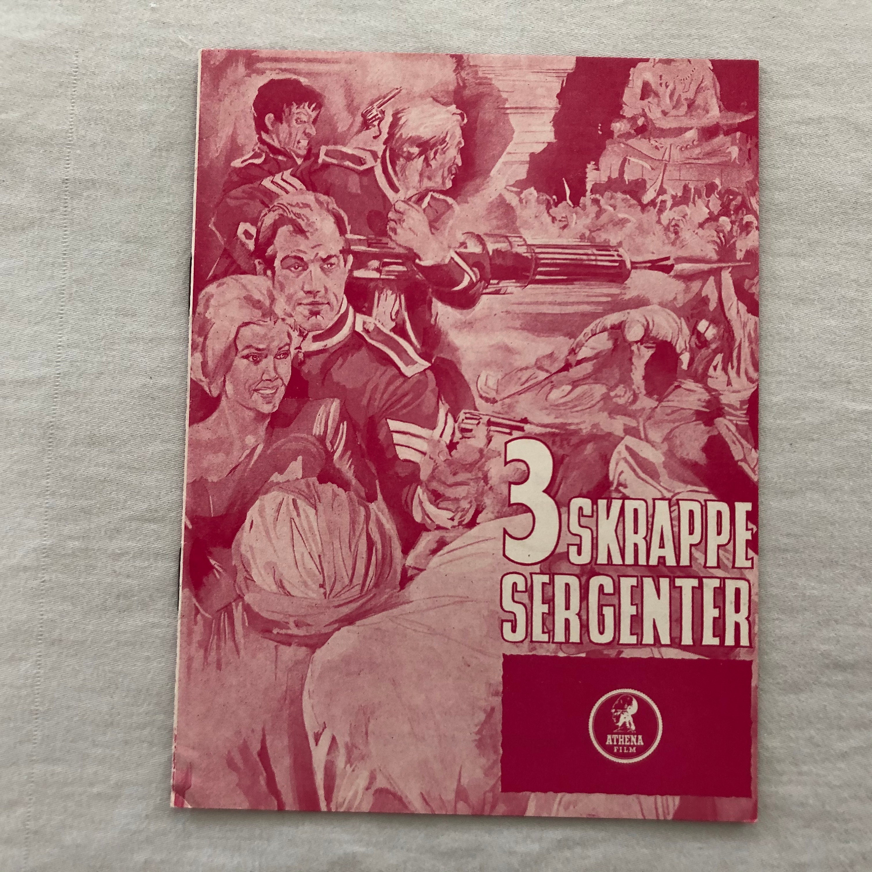I Tre Sergenti Del Bengala Richard Harrison Wandisa Guida 1964 Collectible  Memorabilia Danish Movie Theater Souvenir Original Programme - Etsy