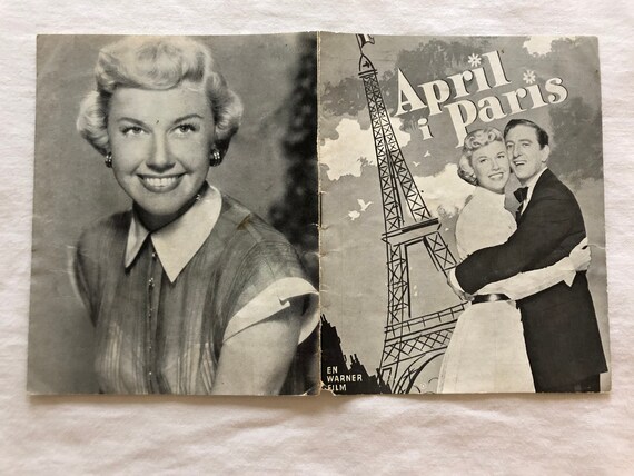 April In Paris Doris Day Ray Bolger Claude Dauphin 1952 Etsy April In Paris Doris Day Ray Bolger Claude Dauphin 1952 Etsy