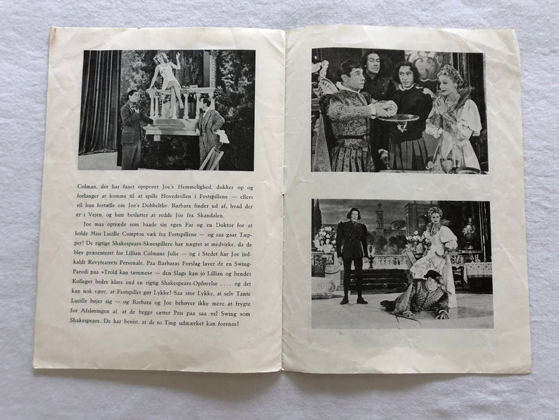 Casanova in Burlesque Joe E. Brown June Havoc Dale Evans 1944 Etsy