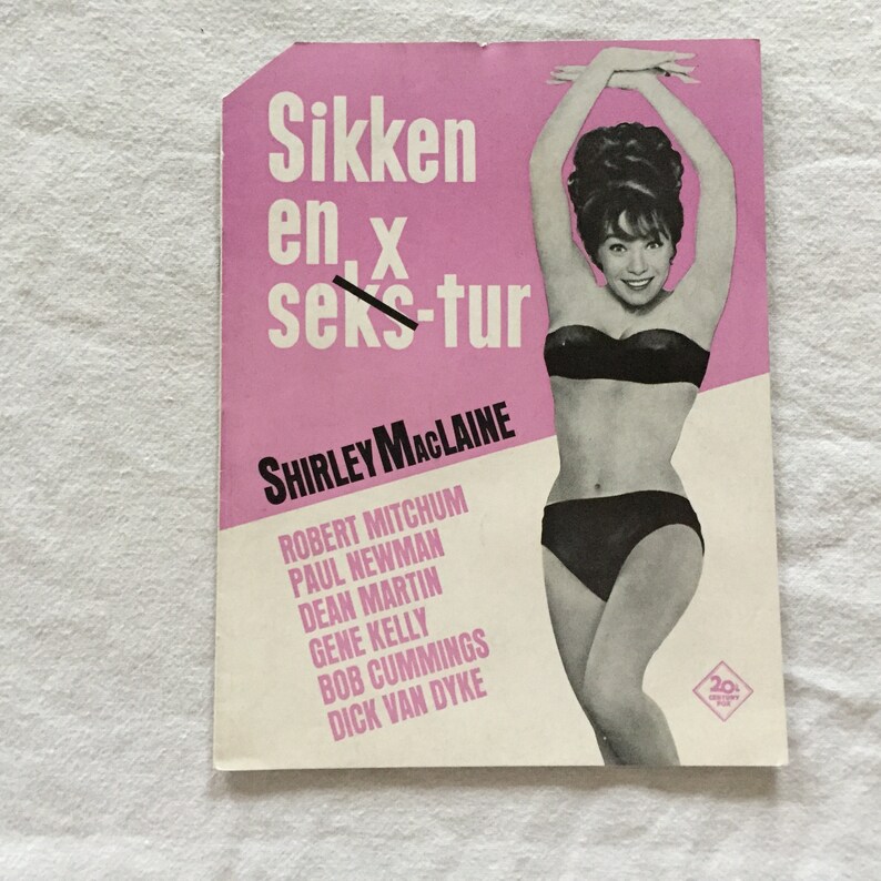 What a way to go shirley maclaine paul newman 1964 old etsy