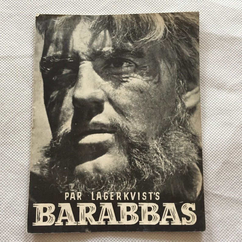 Barabbas Ulf Palme Inge Wærn Olof Widgren Alf Sjöberg 1953 Etsy