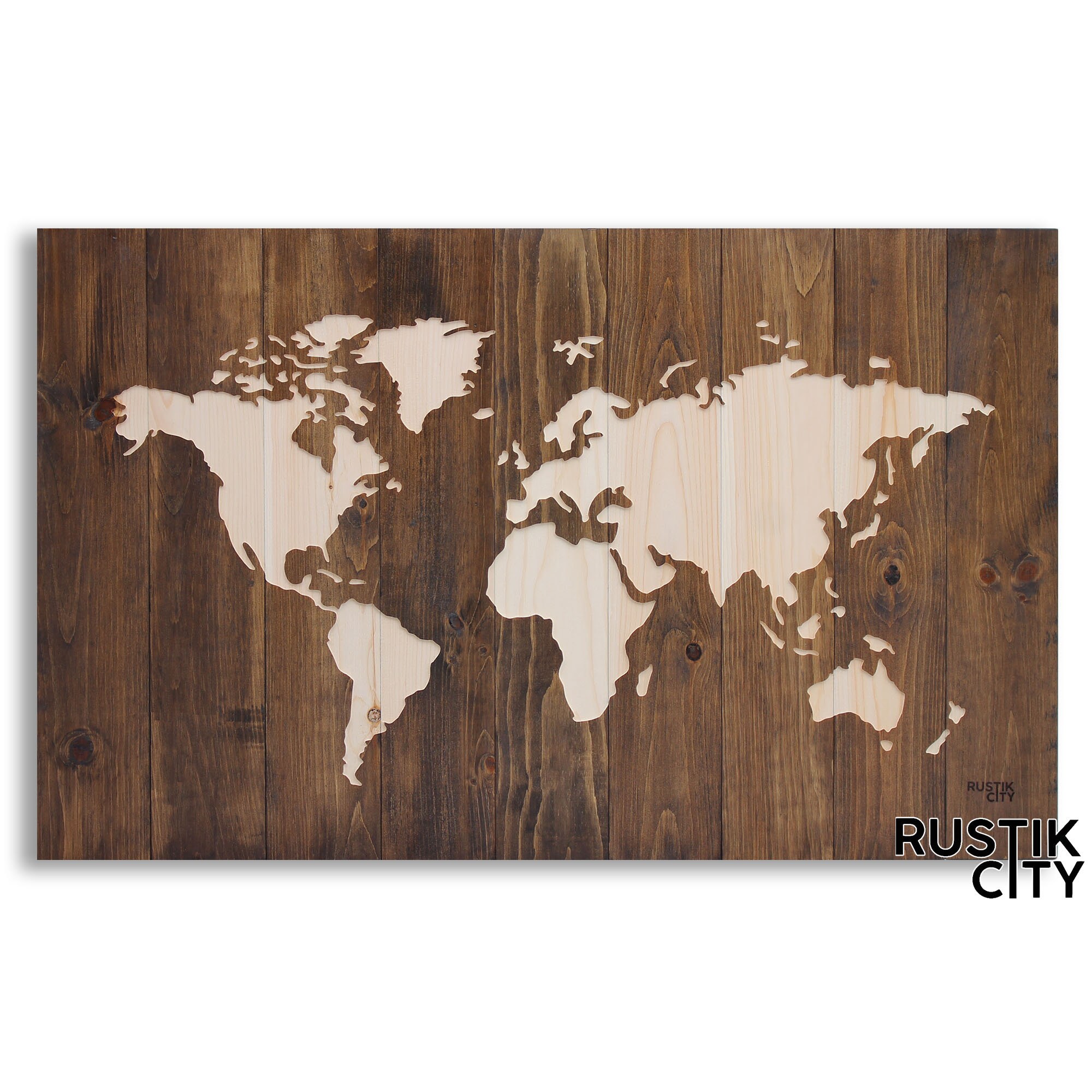 World map ENGRAVED on wood home decoration rustic decor Etsy