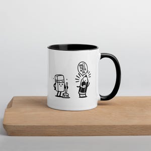 Mug from a set of three funny mugs (Black)