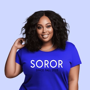 Zeta Phi Beta SOROR Since Shirt | Z Phi B Shirt | Greek T Shirts | Zeta Phi Beta Sorority Shirt