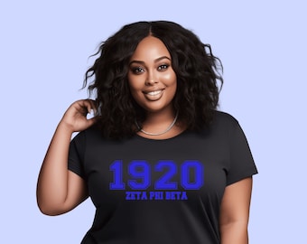 Zeta Phi Beta 1920 Shirt | ZPB Shirt | Greek T Shirts | Zeta Phi Beta Sorority Shirt