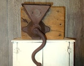 Primitive Antique Coffee Grinder, Wall Mount Coffee Mill, Spice Grater, Farmhouse Kitchen, Cabin Decor, Early Americana, Ready To Ship
