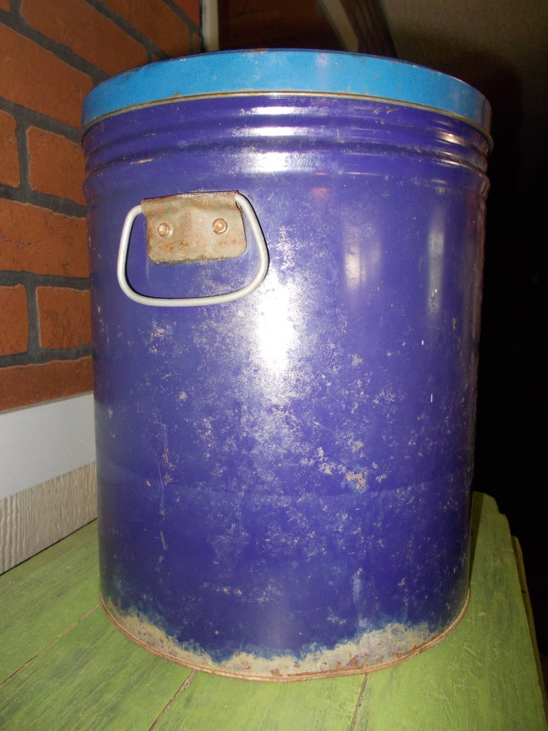 Rare Antique Lard Bucket with Side Handles Shortening Tin Etsy