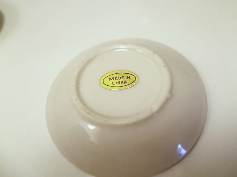 Miniature Tea Set Toy Glass Dishes Dollhouse Furniture Etsy