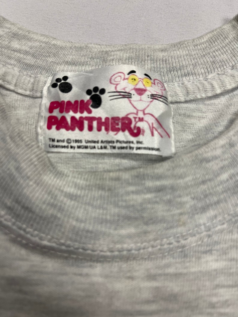 Vintage 90s Pink Panther cartoon tee M size