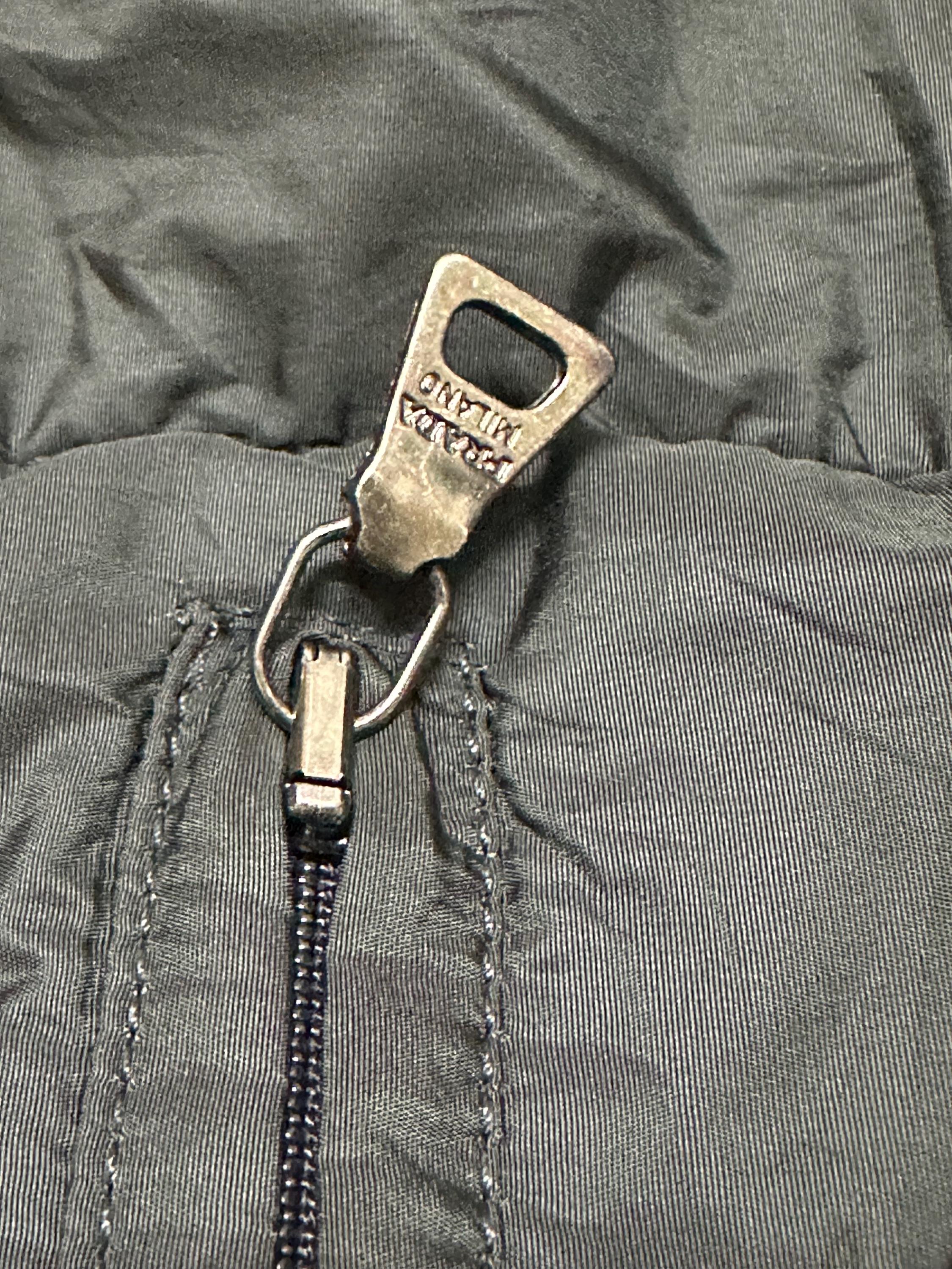 Shop Prada Re-Nylon Gabardine And Wool Scarf | Saks Fifth Avenue