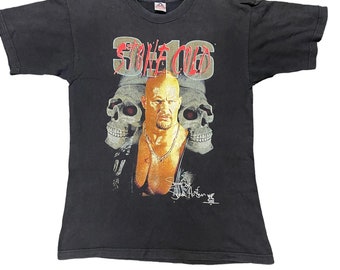 Vintage 90s Stone Cold Steve austin 3.16 wrestling tee / L size