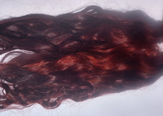 PREMIUM MOHAIR Dark Brown 8/" reborn 1//2 oz
