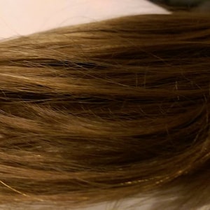 Human Hair Light Brown 5&quot;