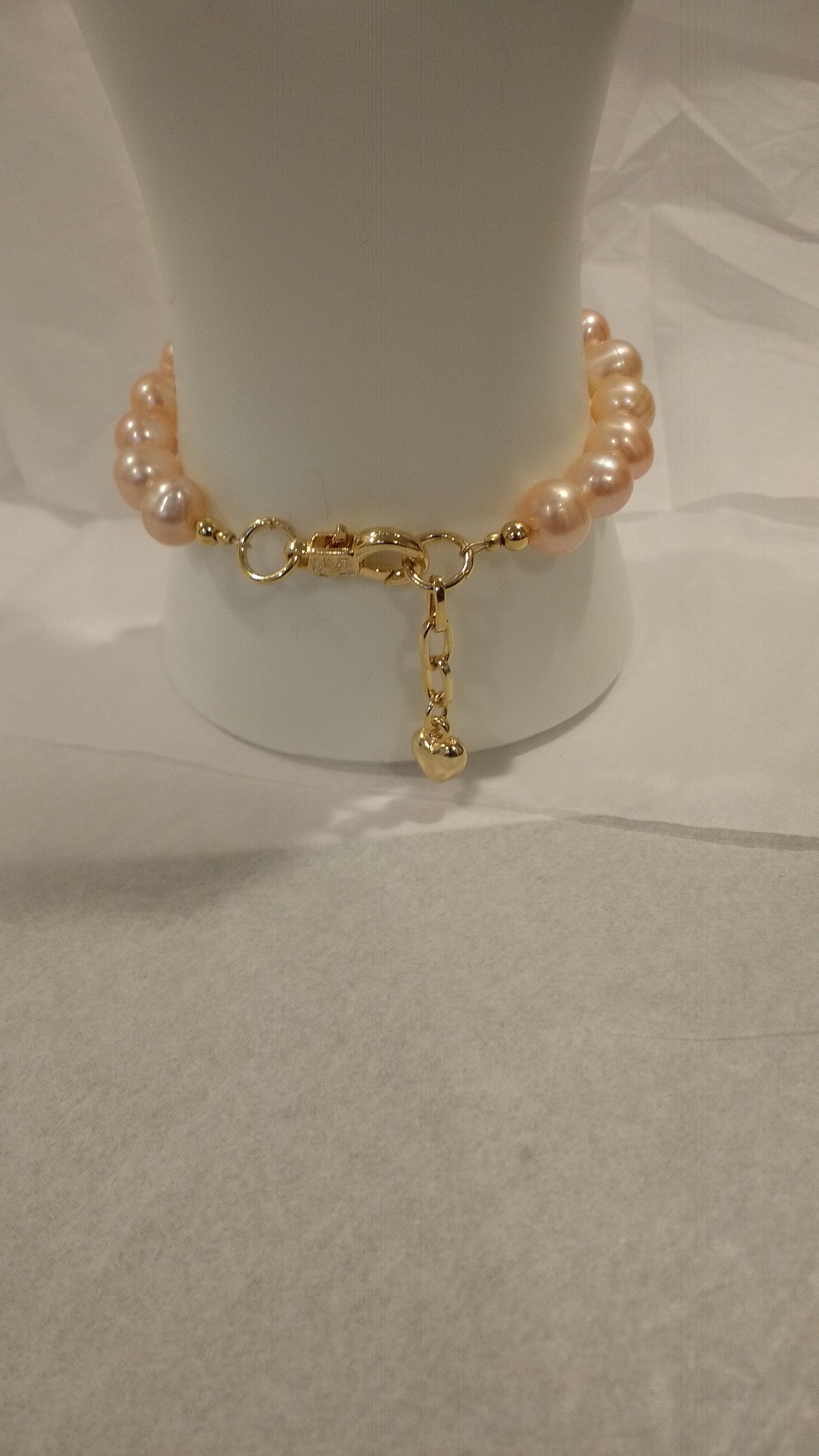 Bracciale Donna Estensibile Fatto A Mano Con Cristalli Colorati E Perle D'Acqua Dolce | Placcato Oro 18k