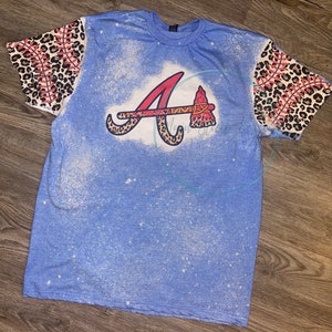 Atlanta Braves Sublimation Bleached Tee