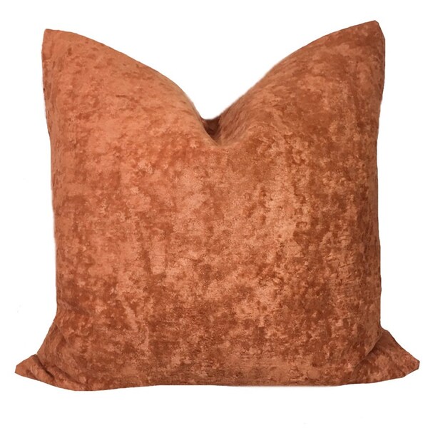 Burnt Orange Pillow Etsy