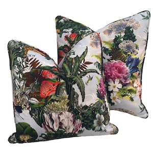 Christian Lacroix Designer Pillow Cover - Jardin des Reves, Tropical Pillow Cover, Island Decorating