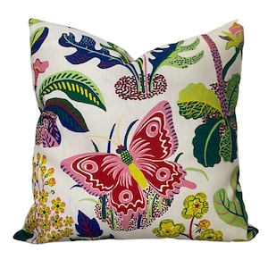 Schumacher Outdoor Exotic Butterfly Spring, Poszewka na poduszkę Outdoor / poszewka na poduszkę Outdoor/ Joseph Frank