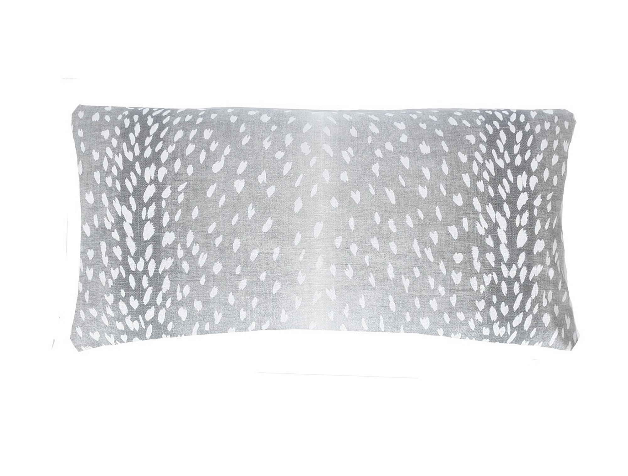 Gray Antelope Print Pillow Cover Antelope Large Lumbar Etsy