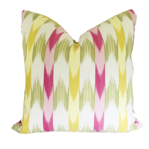 Pink Green Pillow Etsy