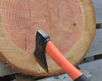 Target practice softwood log slices, log rings for target throwing