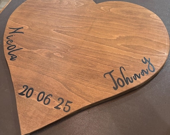 Wooden heart shaped cake stand with personalised option and sizes, perfect caterpillar cake stand. Handmade.