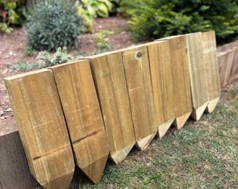 Timber Garden Edging Sleepers, Pressure Treated, 1 Meter Run