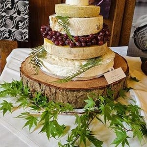 Sustainable wooden log cake stand, rustic or sanded wedding cake celebration log stands. REAL WOOD! Display purpose cake stands image 17