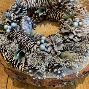 Christmas Table Centrepiece Decoration Silver & Grey - Etsy UK