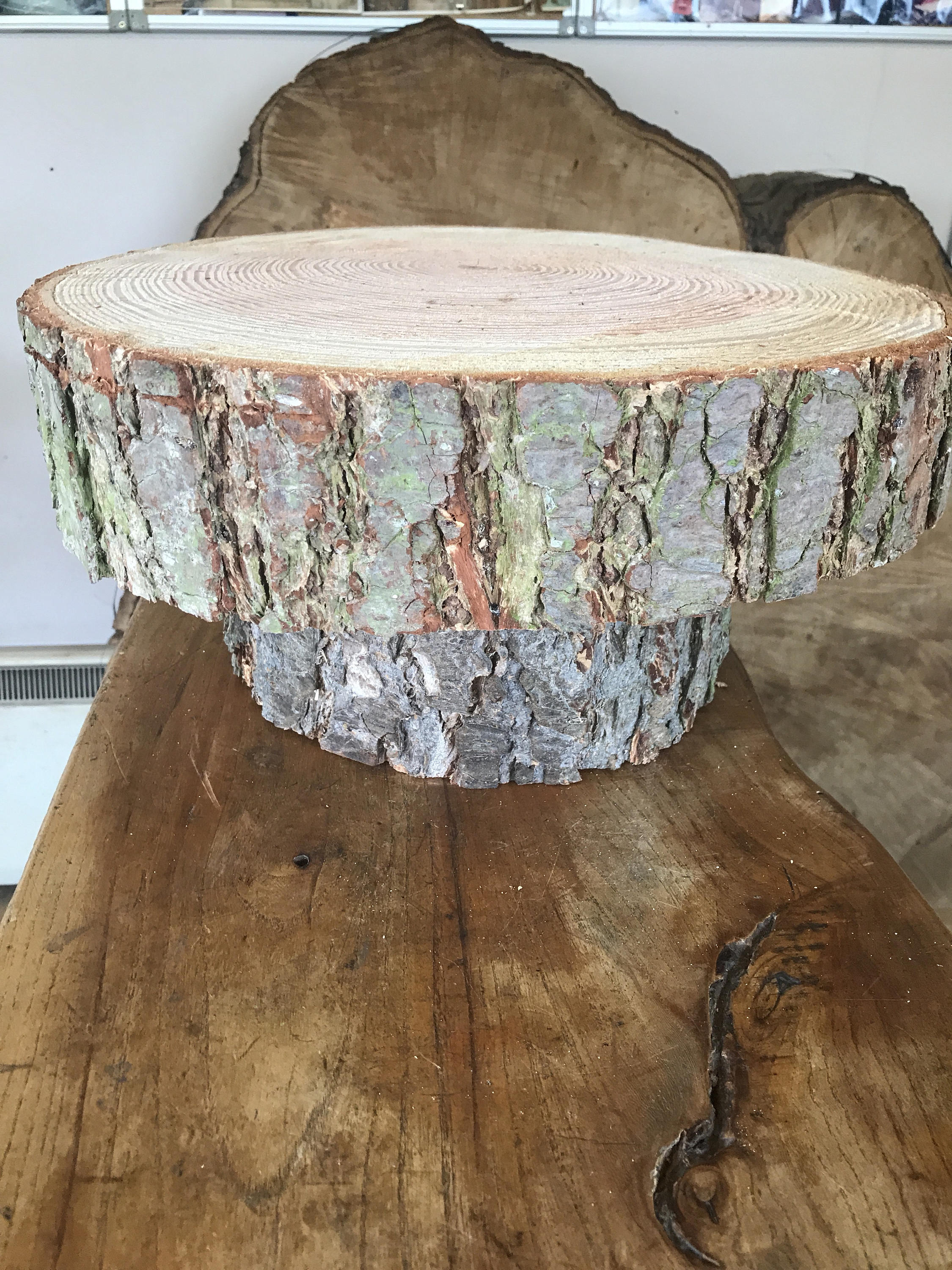 Gorgeous 16 Rustic Raised Wedding Cake Stand - Etsy UK