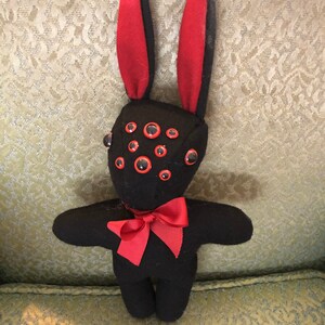 Bunny friend made form vintage wool