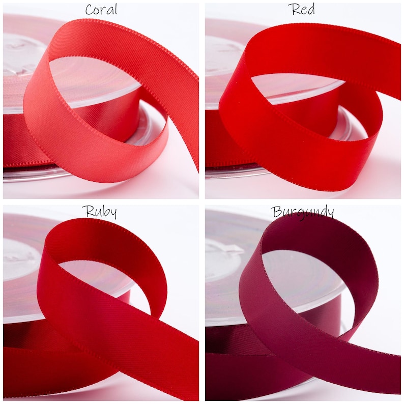 25mm Double Faced Satin Ribbon - Tying, Crafts, Sewing - 41 Colors image 9