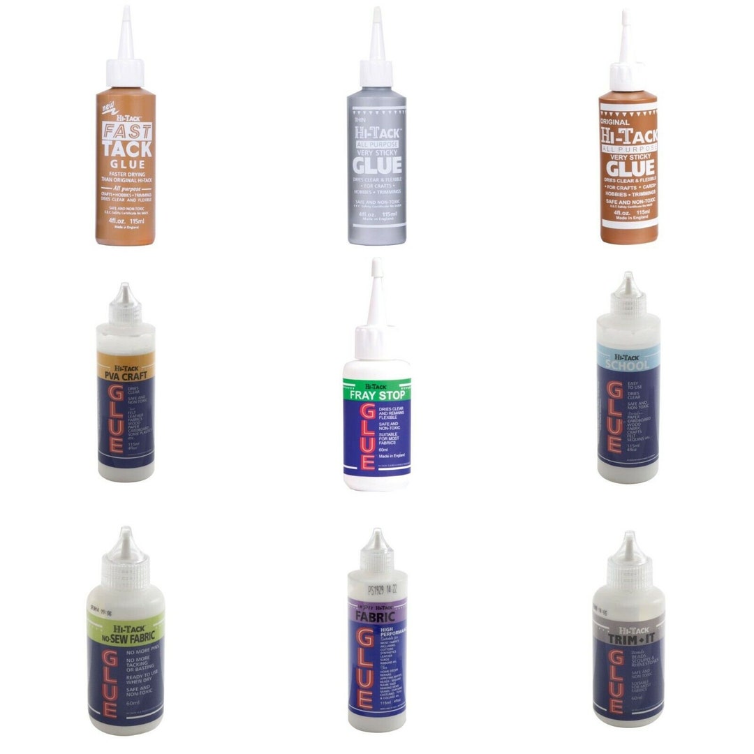 Hitack Glue Very Sticky All Purpose PVA Fabric Glue Etsy