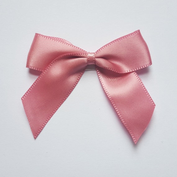 5cm Satin Bows Self Adhesive Antique Gold