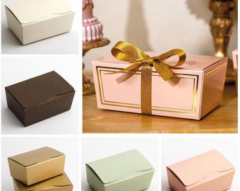 Truffel chocolade verpakking/ballotindoos - 5 kleuren - zepen, geschenken, gunsten, gunsten - 4 maten