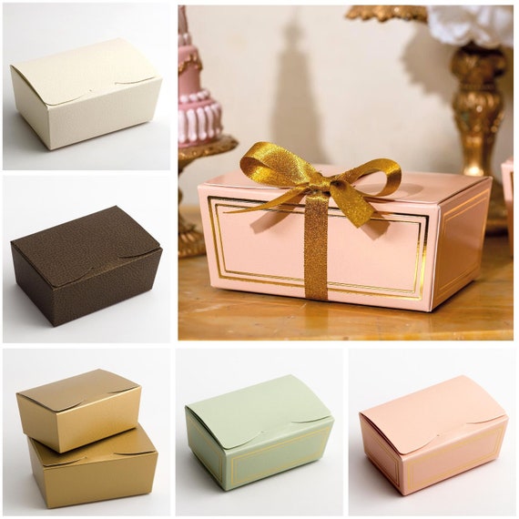 Truffle Chocolate Packaging/ballotin Box 5 Colours Soaps, Gifts, Favours,  Favors 4 Sizes 