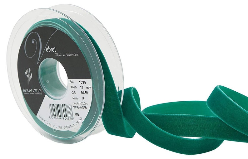 Per Metre 50mm Khaki Velvet
