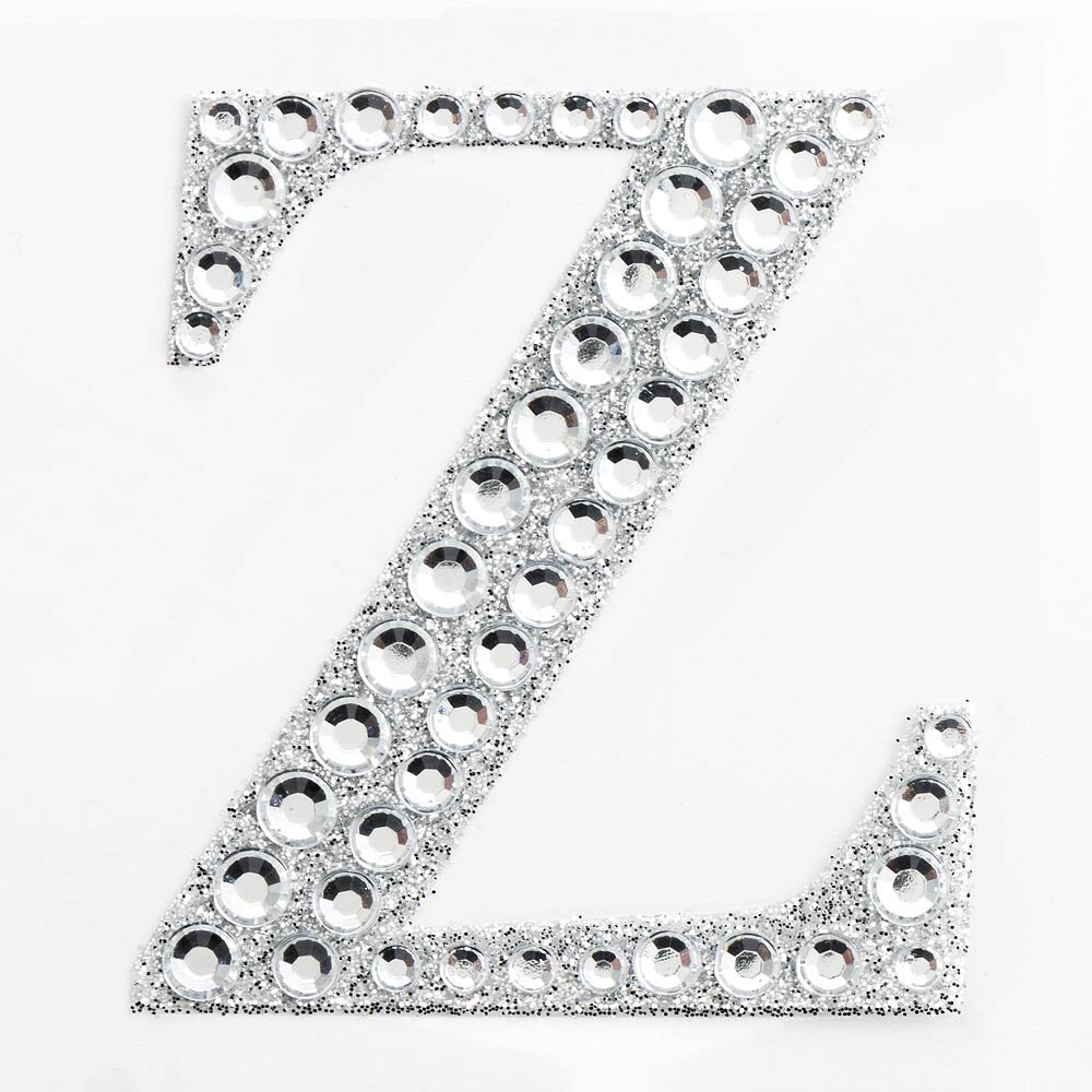 204 Pieces Large Glitter Rhinestones Letter Stickers，34 Letters  Self-Adhesive Diamond Stickers 6 Sheets Alphabet Letter Stickers for  Decoration and
