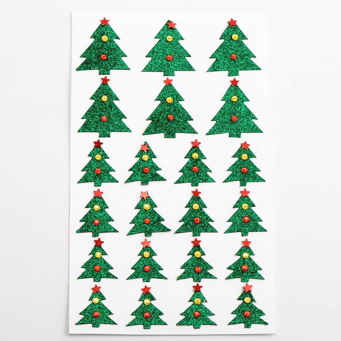 Glitter Christmas Trees Handcrafted Christmas Craft Etsy