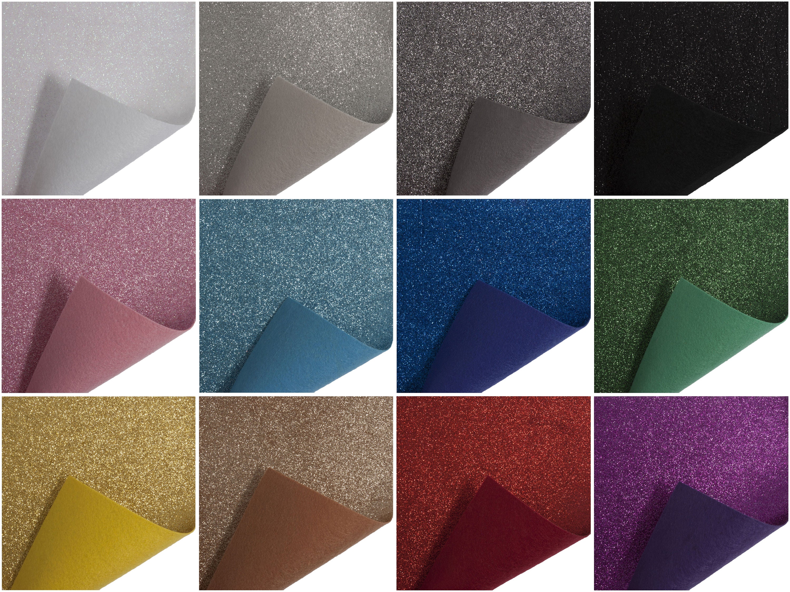 Stiffened Hard Felt 1.2 Mm Thickness Craft Felt Various Colors