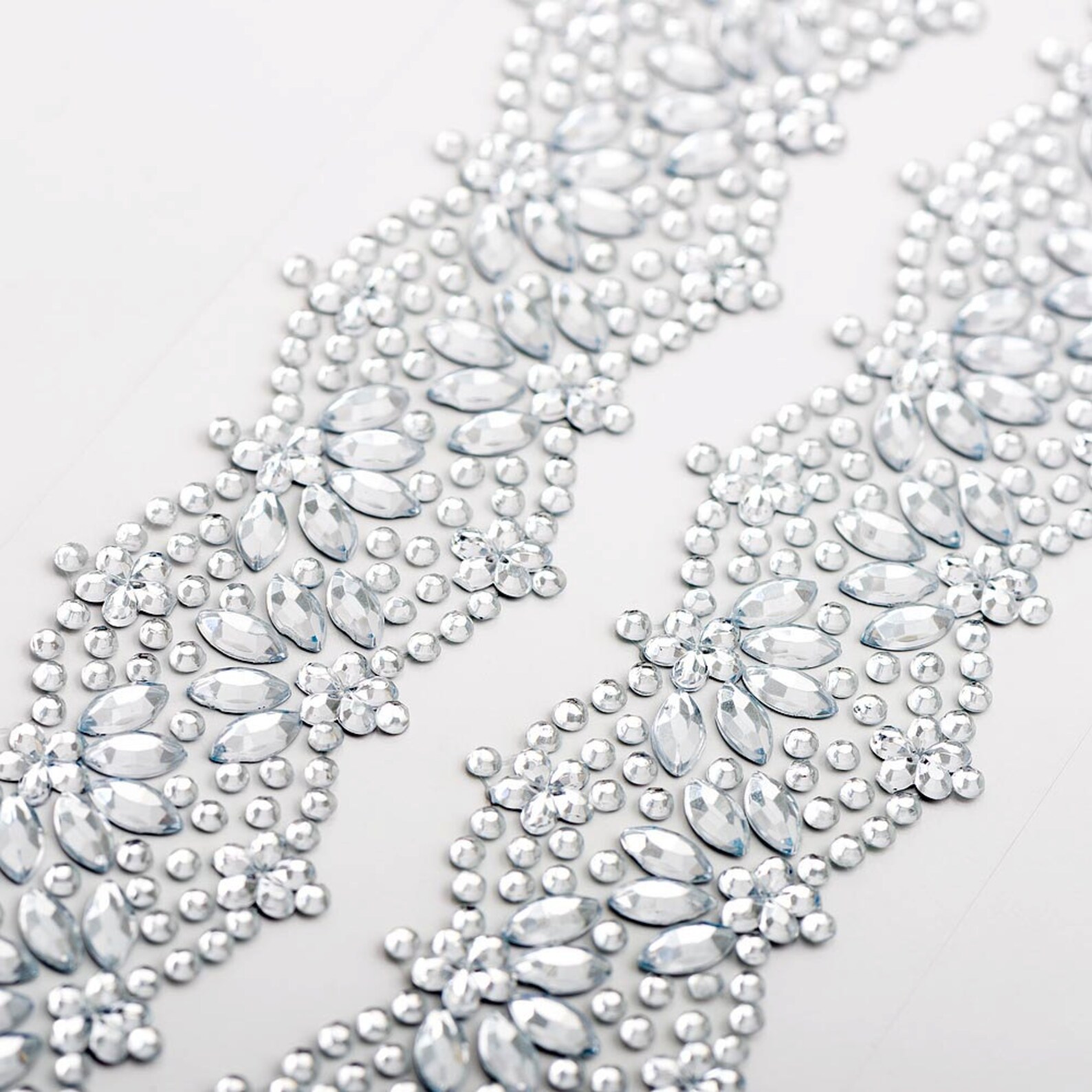 Self Adhesive Vintage Border Diamante or Pearl Trim Stickers X Etsy UK